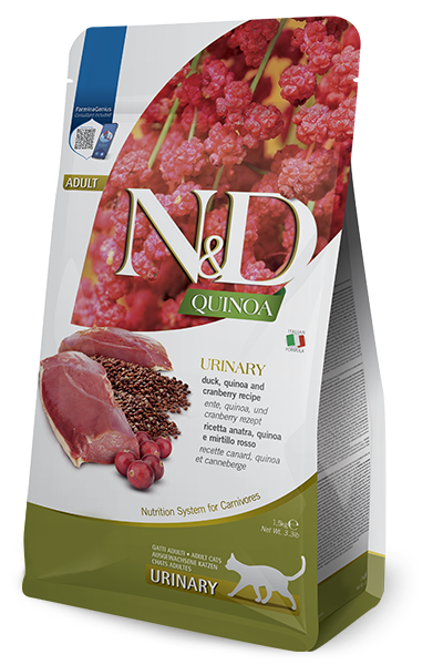 N&D藜麦系列-泌尿保护-鸭肉藜麦蔓越莓配方-成猫粮
